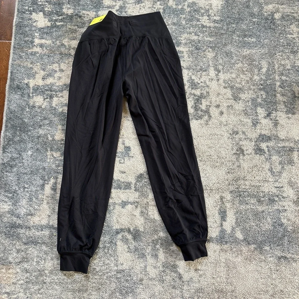All in Motion Girls Active Joggers Leggings Black Stretchy High Rise NEW XL‎ 14